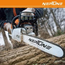 Neptune CS-58M Chain Saw Heavy Duty Powerful Magnesium Body, 58CC, 2 Stroke Petrol, 22inch Blade, Professional Cutting Trees, Garden, Agriculture 8