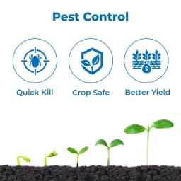 सुरक्षा किट - (एफ-ज़ोन + मिराज + स्प्रिंग एवर + एनबी-80) रस चूसक किटको के नियंत्रण के लिए 45-80 दिन की अवस्था पर। 3