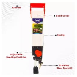 Balwaan S-1 Agricultural Single Barrel Manual Seeder, Suitable for Flat and Hilly Surface 2