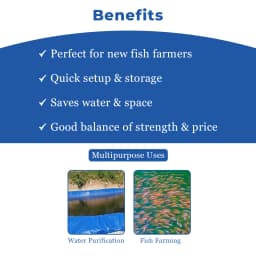 Z N Global Nation 550 GSM Round PVC Coated Tarpaulin For Biofloc Fish Tank For Aqua Farming 4