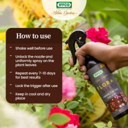 IFFCO Urban Garden Flora Diet Flowering Plant Food, Ready To Use Plant Nutrient Spray For Flowering 5