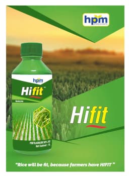 Hpm Hifit Pretilachlor 50% EC Herbicide, Effective Pre-Emergence to Early Post-Emergence Weed Control For Rice 3