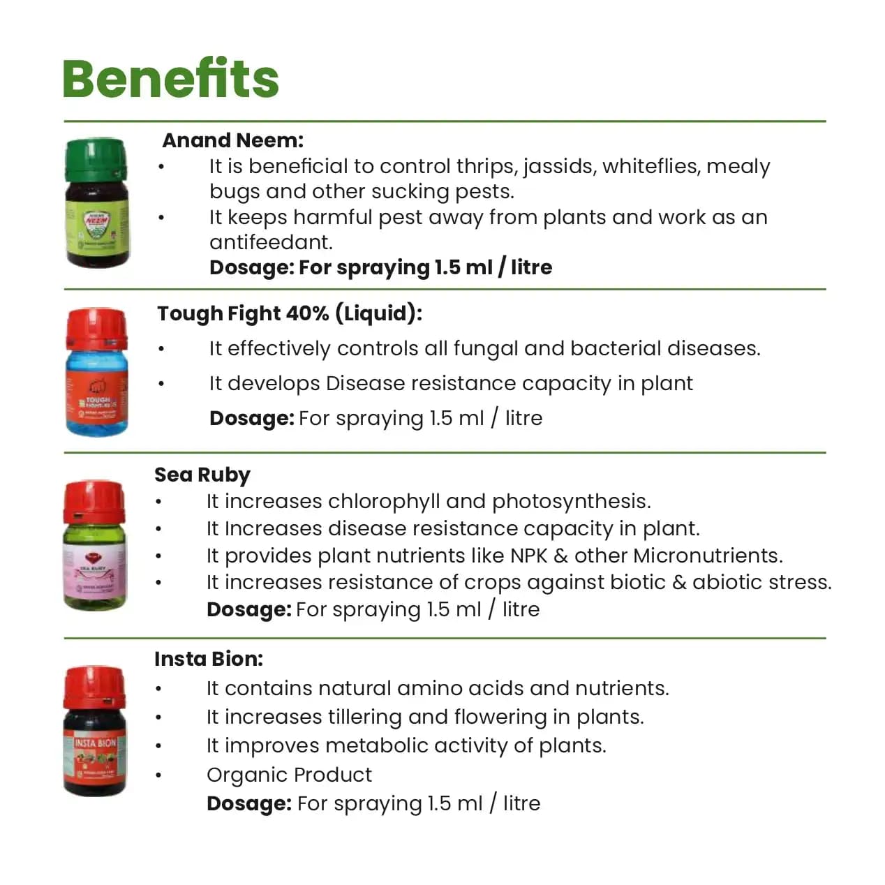 Anand Agro Garden Protection Kit, All In One Kit For Plant Health, Pest, And Disease Control - Image 2