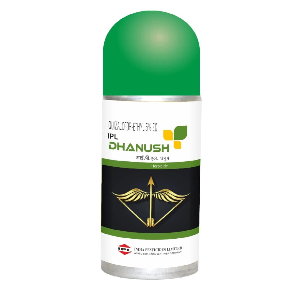 IPL Dhanush Quizalofop Ethyl 5% EC Herbicide For Grassy Weed Control In Crops