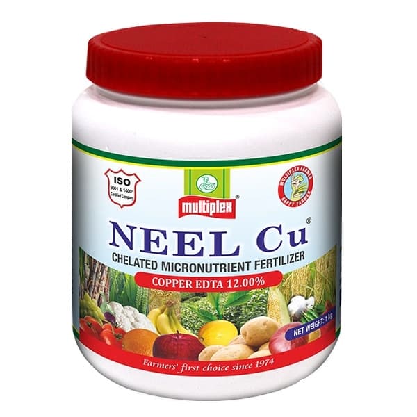 Multiplex Neel Cu Copper EDTA 12%, Chelated Micronutrient Fertilizer For All Crops - Image 1