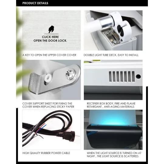 GW 001 Sticky Fly and Mosquito Catcher Covers Up to 250 Sq. Ft., Easy To Install And Use