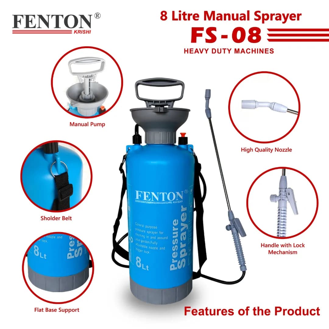 Fenton Krishi FS-08 8 Litre pressure Sprayer, Haevy Duty Machine - Image 3