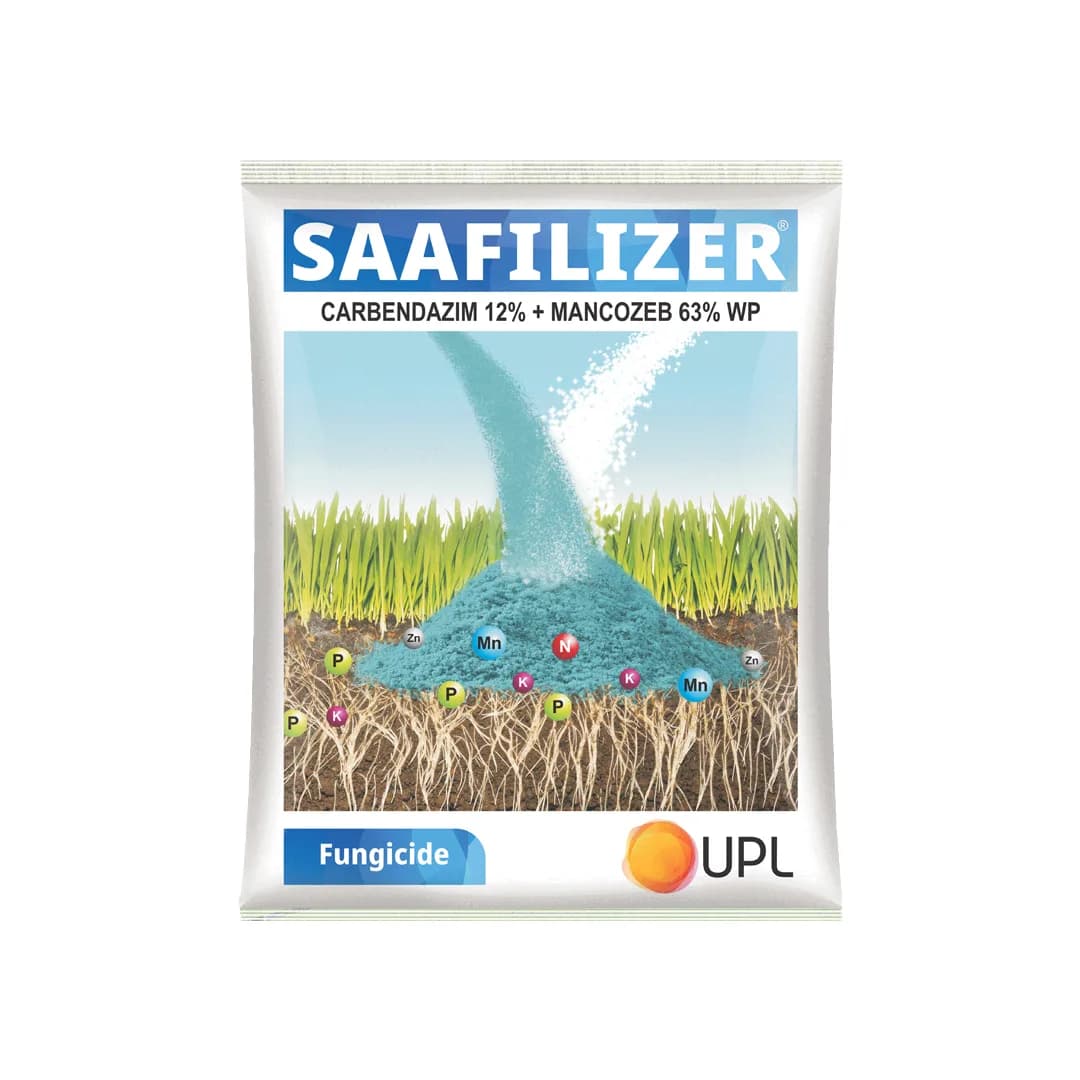 UPL SAAFILIZER Carbendazim 12% + Mancozeb 63% WP, Best Fungicide for all Fungal Problems - Image 1