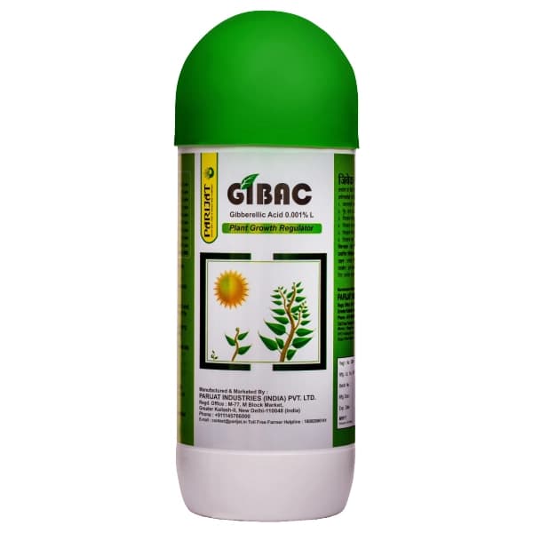 Parijat GIBAC Gibberellic Acid 0.001 L Plant Growth Regulator Used For All Type Of Crops