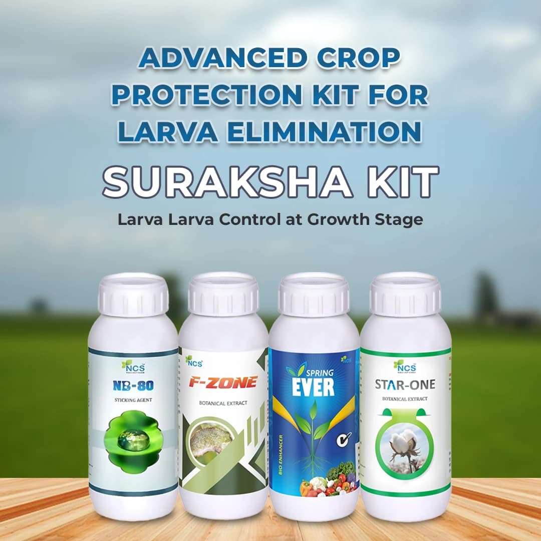 Suraksha Kit for Larva Control at Growth Stage First 40-45 days (F-Zone 250 ML + Star One 250 ML + Spring Ever 1 Ltr + NB 80 250 ML) - Image 2