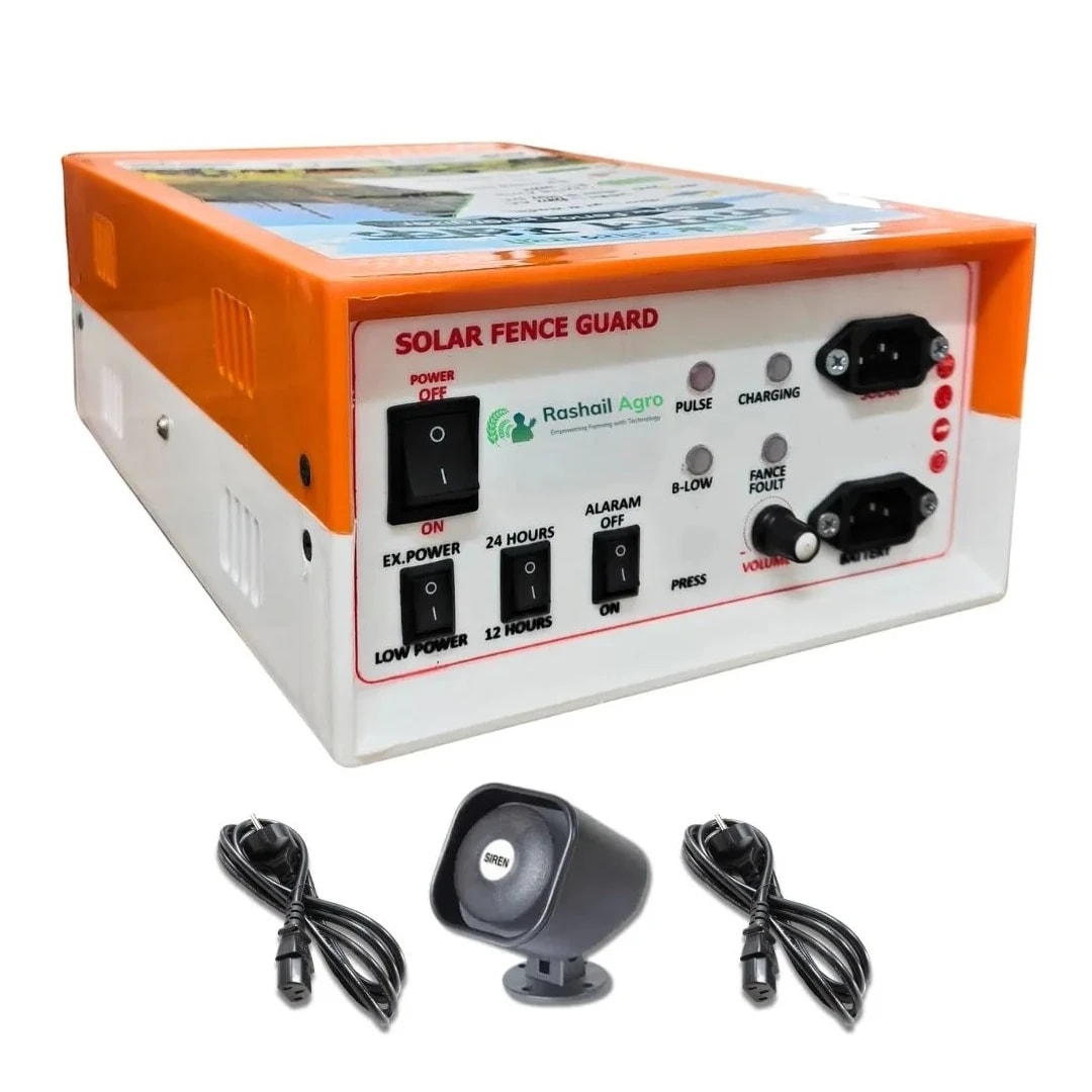Rashail Solar Fence Energizer Zatka Machine - 8KV, Electric Fence Solution For Farm Protection