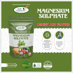 Agriventure Magnesium Sulphate 9.5%, Imported 100% Water Soluble Fertilizer, Increases Greenness and Ultimately Results in Yield and Crop Quality 4