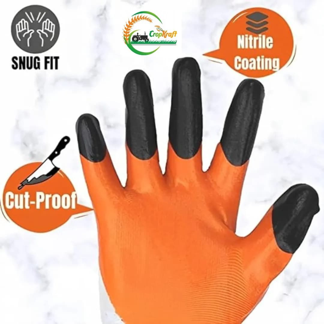 CropKraft Agriculture Gloves, Suitable For Outdoor Tasks Such As Farming, Gardening, Landscaping, Tree Pruning, Etc. - Image 6