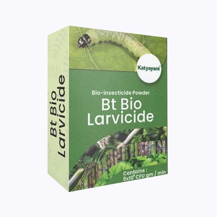 Katyayani Bt Bio Larvicide (Powder) Effective Bio-Pesticide For Natural and Eco-Friendly Larvae Control In Crops