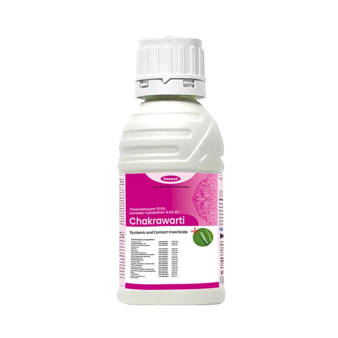 Katyayani Chakrawarti Thiamethoxam 12.6% + Lambda cyhalothrin 9.5% ZC Dual Mode Insecticide For Plants - Image 1