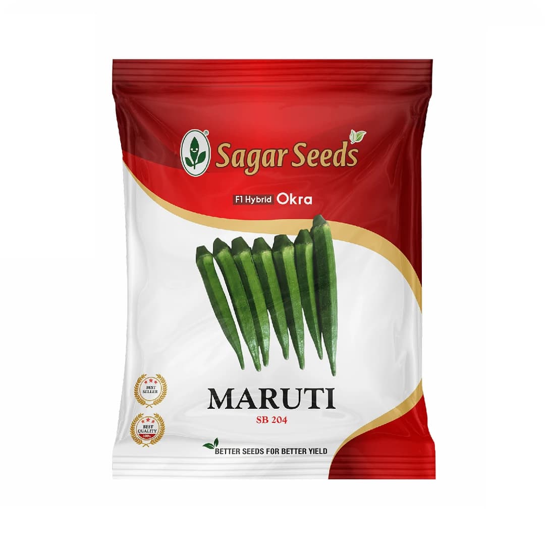 Sagar Maruti SB 204 Okra Seeds - Bhindi Seeds - Image 1