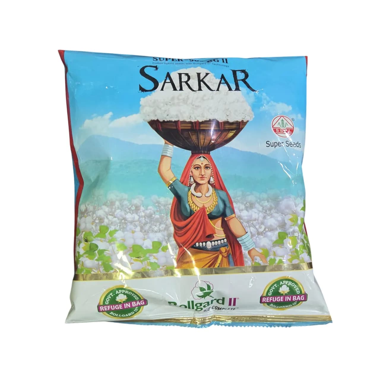 Super Sarkar Cotton Seeds - Bollgard II Technology (475 Gm) - Image 1