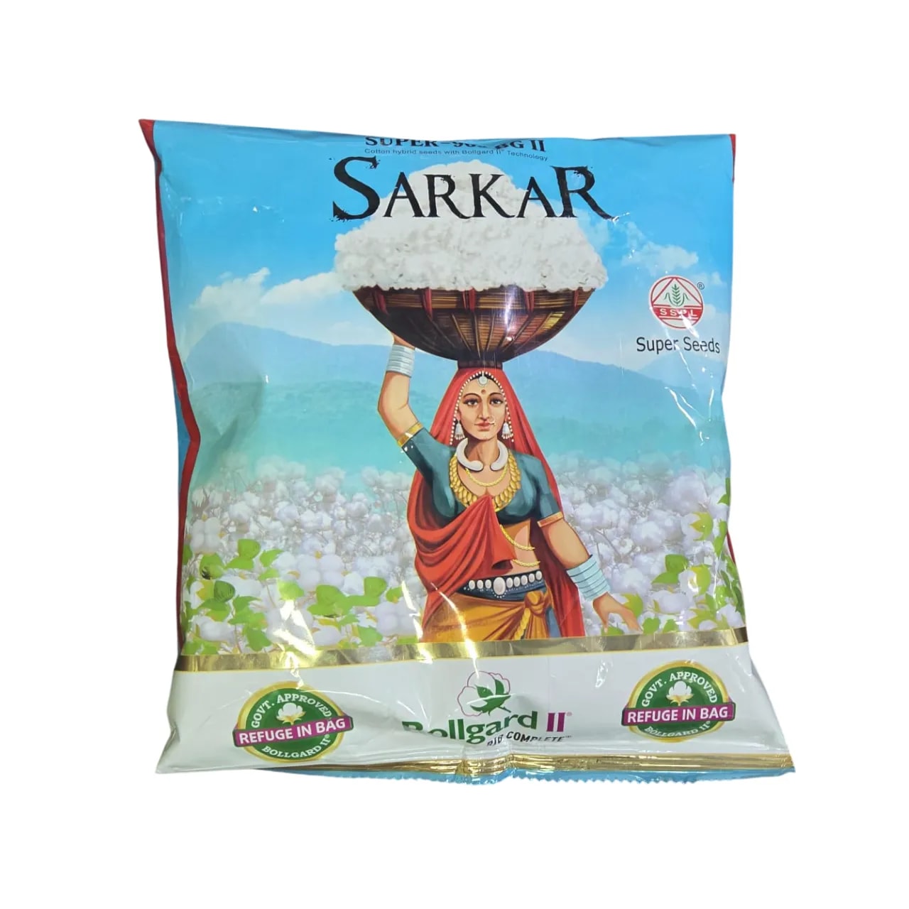 Super Sarkar Cotton Seeds - Bollgard II Technology (475 Gm)