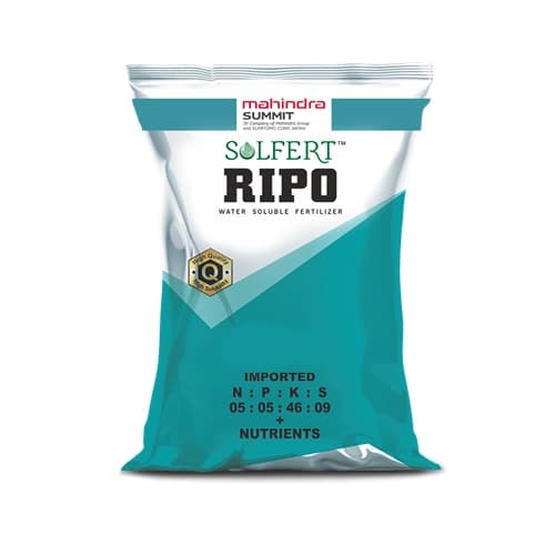 Mahindra Solfert Ripo Npks 05:05:46:09 + Nutrients, Imported Water-Soluble Fertilizer For Crops, Ideal For Foliar Spray And Drip Irrigation - Image 1