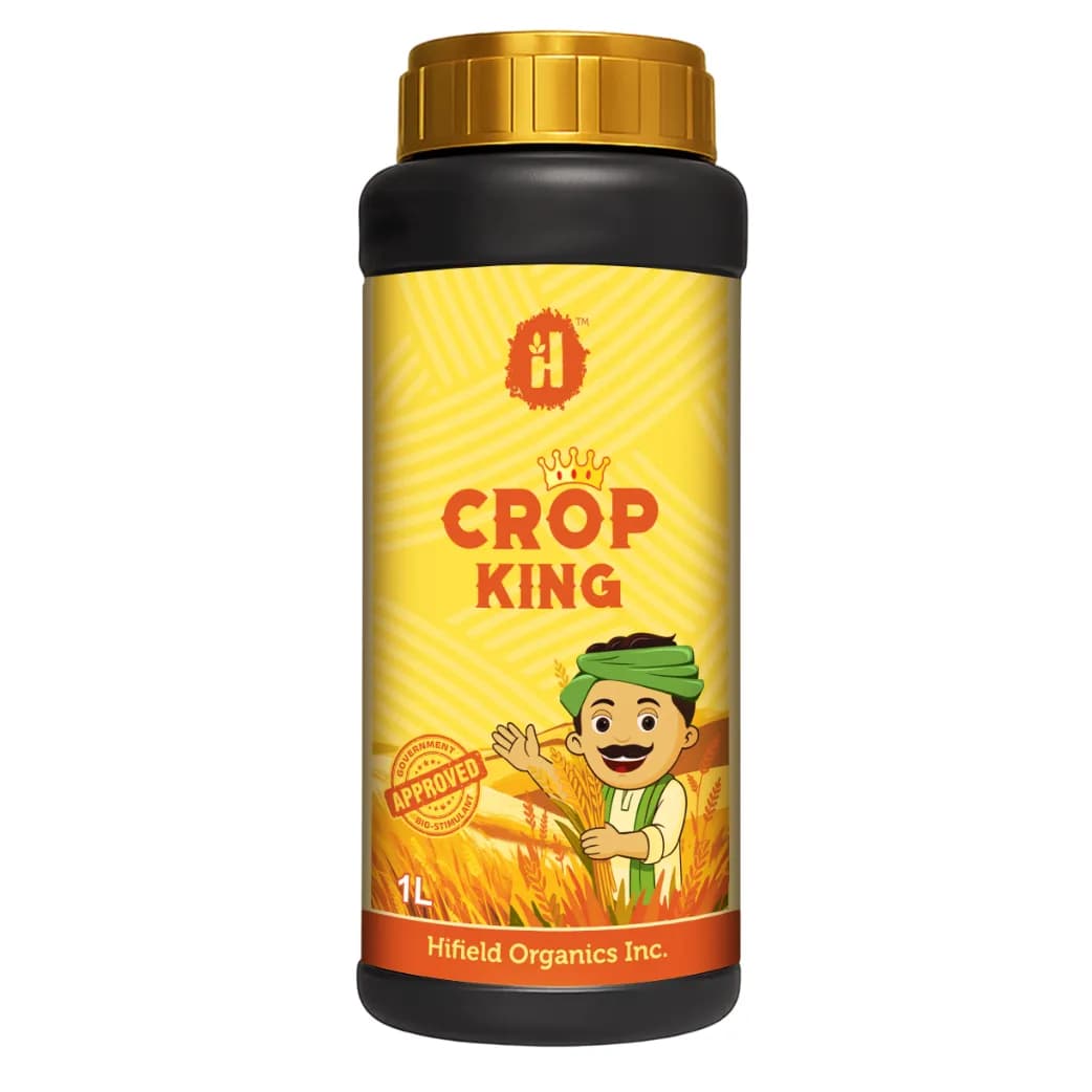 Hifield Crop King High Quality Organic Liquid Biostimulant, Formulated Using Seaweed Extract, Algal Extract, Amino Acids, Proteins, and Vitamins - Image 1