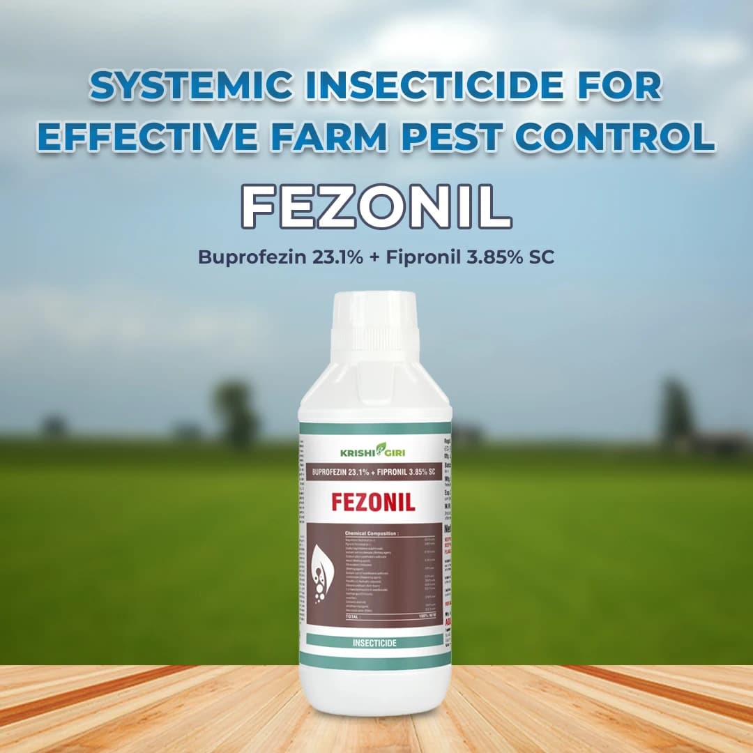 Krishigiri FEZONIL Buprofezin 23.1% + Fipronil 3.85% SC Insecticide, Effective For Pest Control In Rice Crop - Image 2