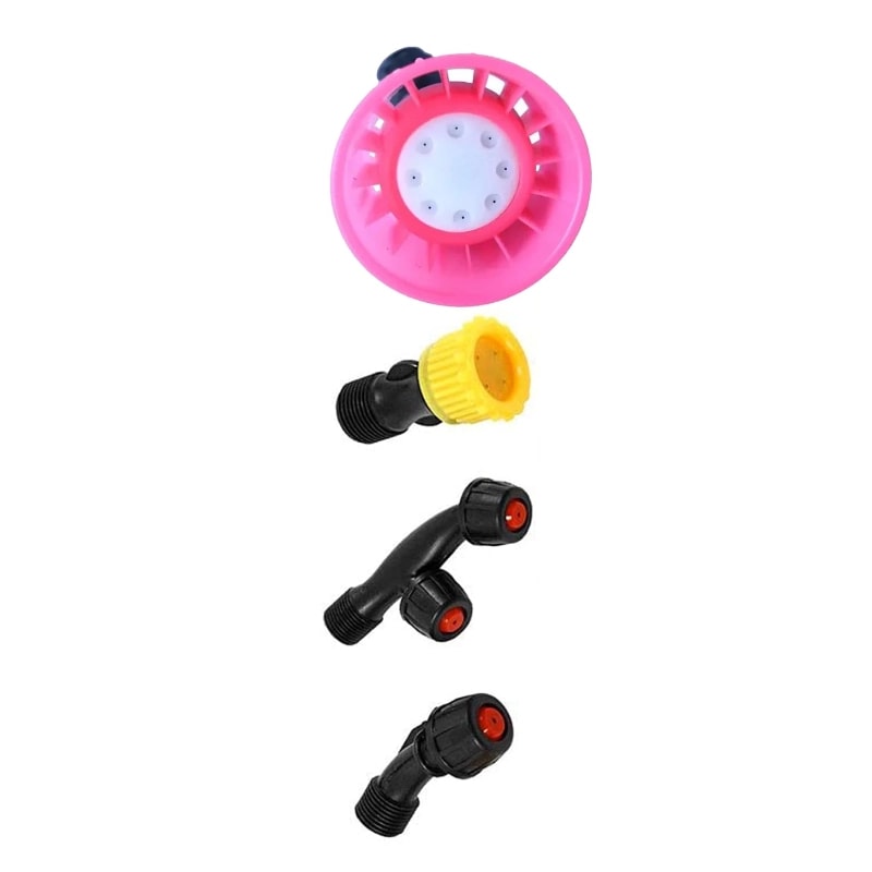 FarmEarth 4-Type Nozzle Set For Agricultural Battery Sprayer, 8 Hole, 4 Hole, 2 Hole, 1 Hole