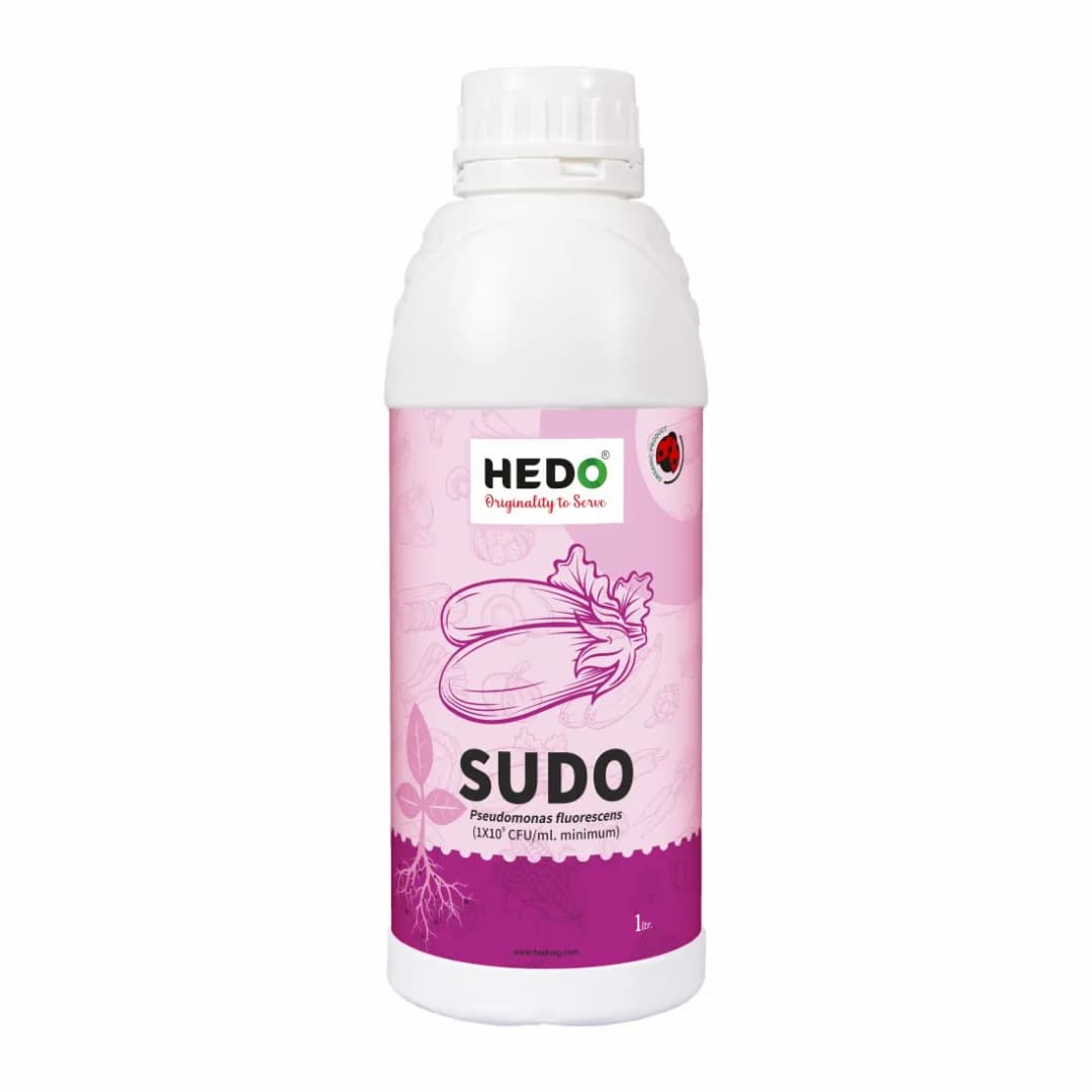HEDO Sudo (Pseudomonas Fluorescence) Liquid Bio Fungicide, Effective Against A Wide Range Of Soil, Seed, And Air Borne Plant Diseases