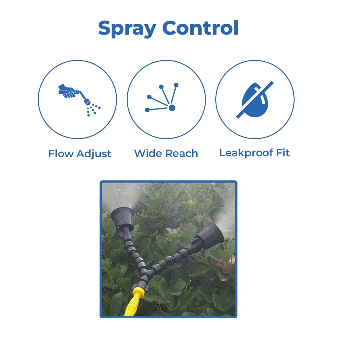 Radhe Double Nozzle For Battery Sprayer With Brass Connector - Image 3