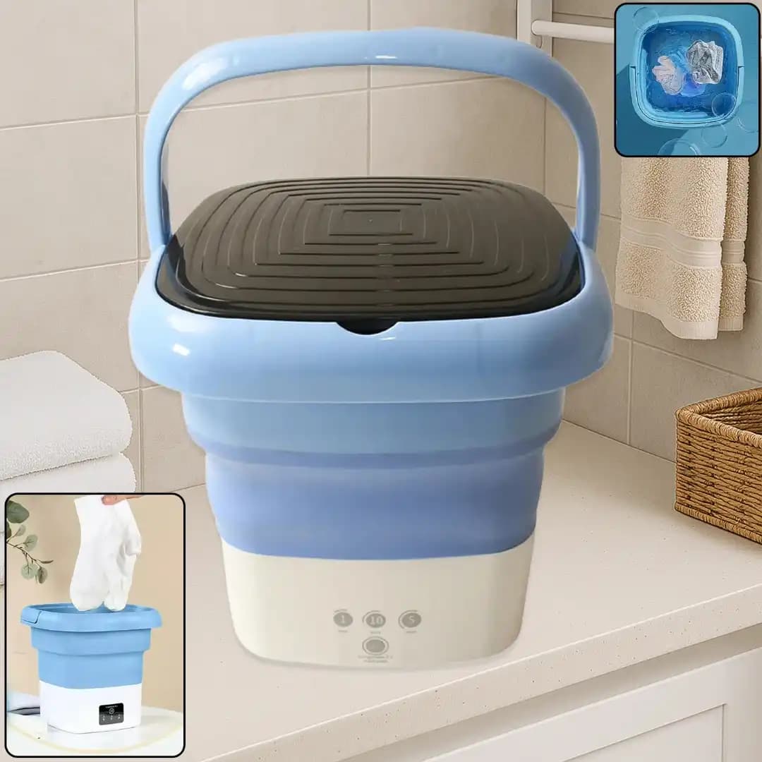 Folding Washing Machine, Mini Portable Washing Machine - Image 2