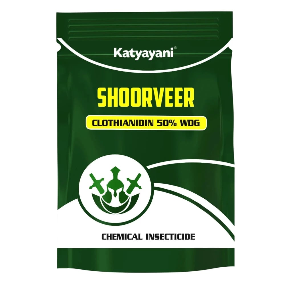 Katyayani SHOORVEER Clothianidin 50% WDG Insecticide, Long Lasting Pest Control In Multiple Crops