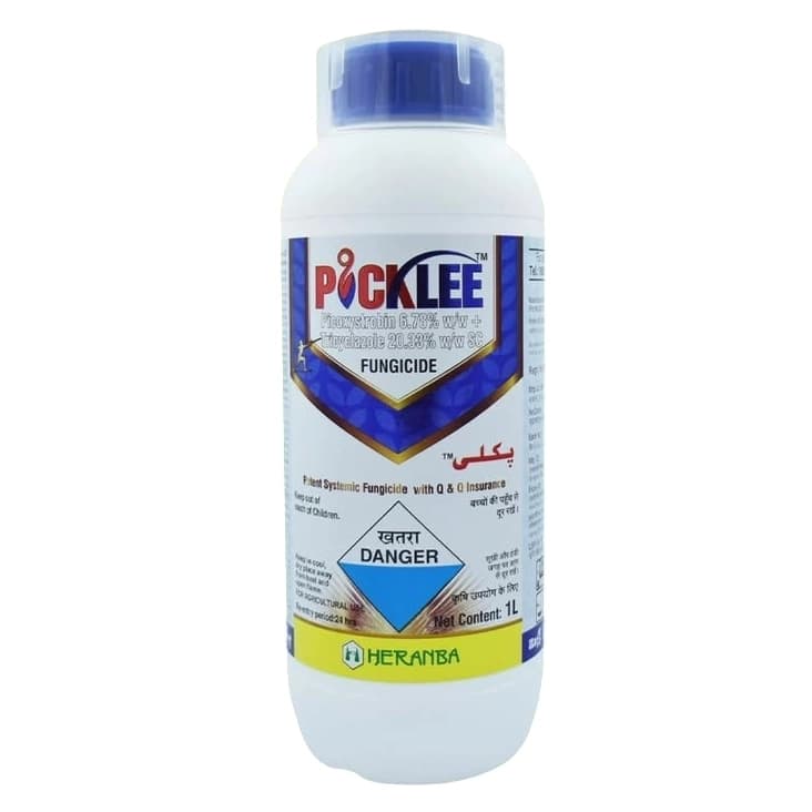 Heranba PICKLEE Picoxystrobin 6.78% + Tricyclazole 20.33% SC Fungicide, Providing Strong Control Of Fungal Diseases In Crops - Image 1