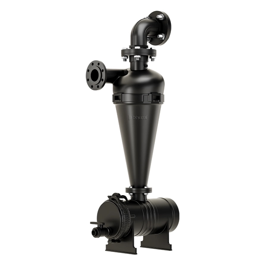 Bhumi Hydro Cyclone Filter With Slip On Flange, (Plastic) Effectively Removes Sand And Suspended Solids