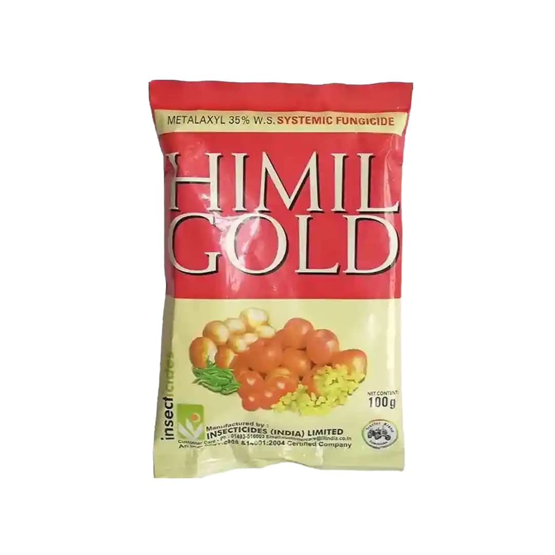 Insecticides India Himil Gold Metalaxyl 35% WS Systemic Fungicide, Highly Active And Systemic Fungicide. - Image 1