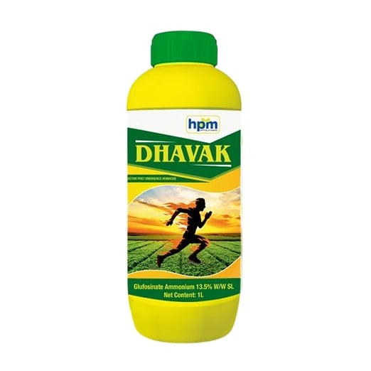 Hpm Dhavak Glufosinate Ammonium 13.5% SL Herbicide, Non-Selective, Control Weed In Cotton And Tea