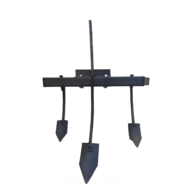 AJ Kisan Mild Steel Economy Fix Cultivator Attachment For 5 To 10 HP Power Tiller And Weeder