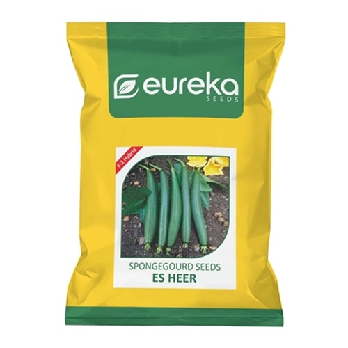 Eureka ES HEER F1 Hybrid Sponge Gourd Seeds, High Yield And Dark Green Fruits