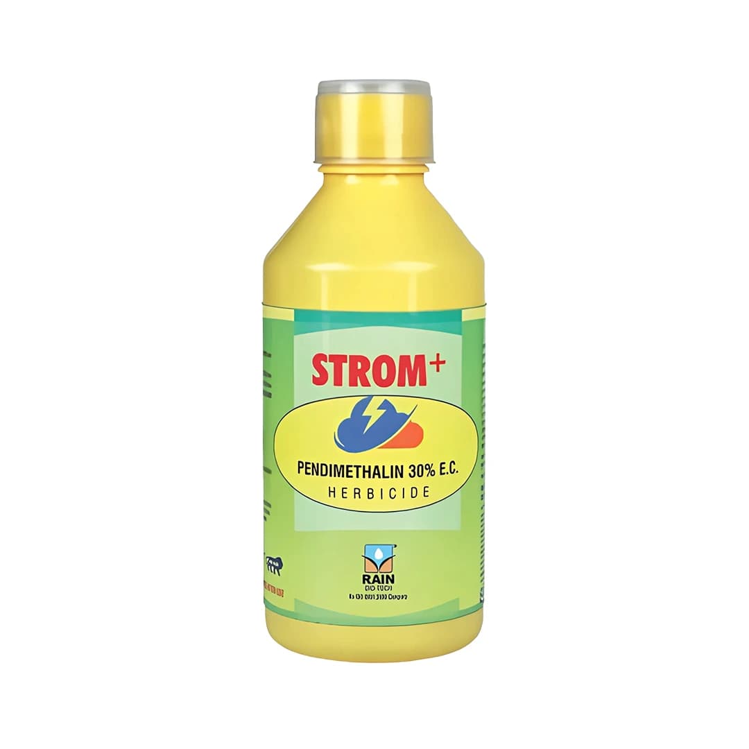 Strom+ Pendimethalin 30% EC Herbicide , Control Weeds Like Echinochloa Spp., Euphorbia Hirta, Amarnanthus Viridis, Portulaca Oleracea etc. - Image 1