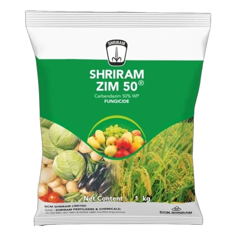 Shriram Zim 50 Carbendazim 50% WP Fungicide For Broad Spectrum Disease Control