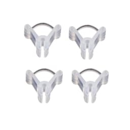 सिद्धि गार्डन प्लांट ग्राफ्टिंग क्लिप 4 से 6 मिमी ग्राफ्टिंग क्लिप व्हाइट, प्लांट स्ट्रेटनर क्लिप 1