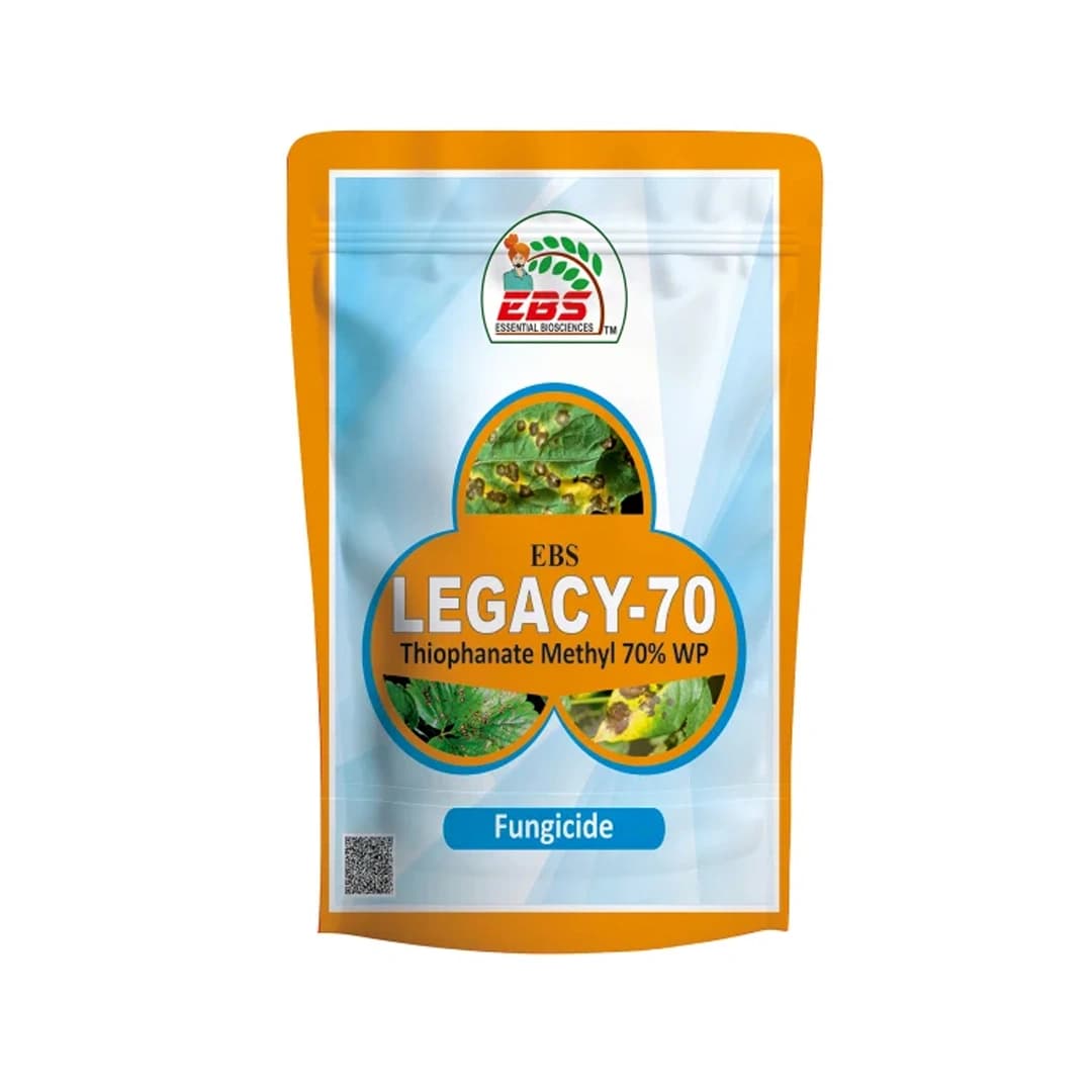 EBS LEGACY-70 Thiophanate Methyl 70% WP Fungicide For Anthracnose, Apple Scab, Powdery Mildew, and Several Leaf Spot Diseases.