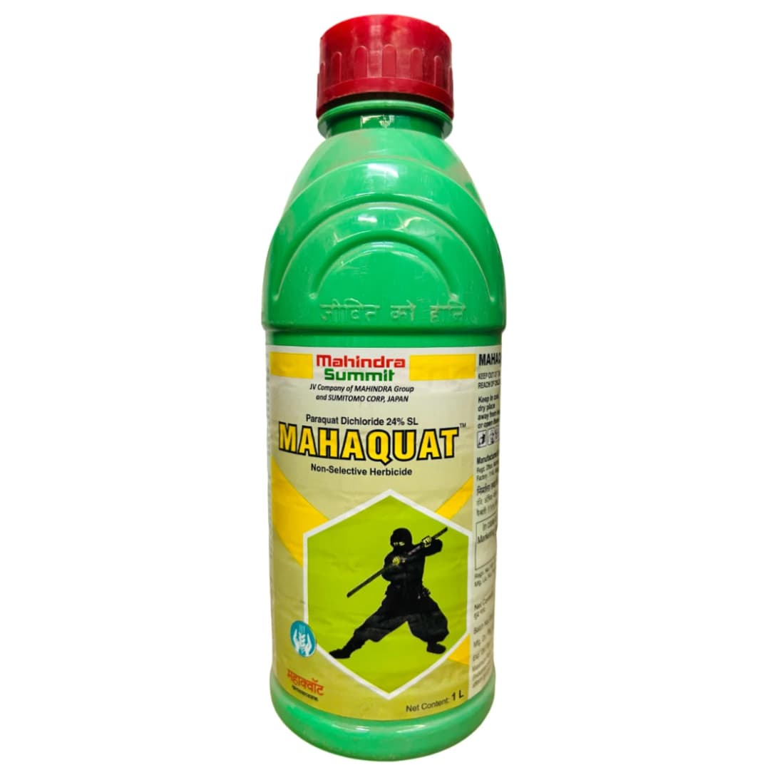 Mahindra Summit Mahaquat Paraquat Dichloride 24% SL Herbicide, Broad Spectrum, Non Selective Contacts Herbicide