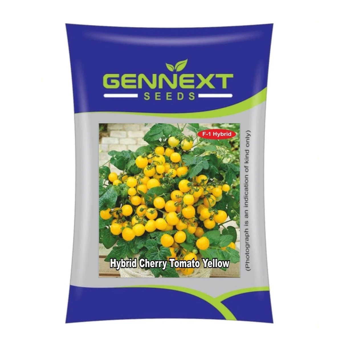 Gennext Cherry F1 Hybrid Tomato Yellow Seeds, Golden Yellow Color, Round Shape