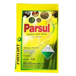 Parijat PARSUL Sulphur 80% WDG Fungicide, Broad Spectrum, Enhances Crop Yield And Quality 1