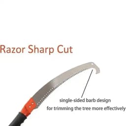 Radhe Agri Garden Pruning Saw, Extendable Pole Fixing Slot, Hand Powered Tree Pruner 6