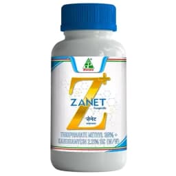 Dhanuka Zanet Fungicide - Thiophanate Methyl 38% + Kasugamycin 2.21% SC 1