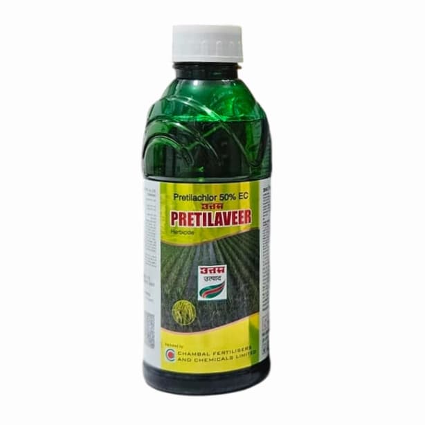 Uttam Pretilaveer Pretilachlor 50% EC, Broad Spectrum and Selective Herbicide