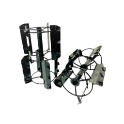 Farmq 14 Inch Mini Paddy Cage Wheel, Mild Steel, 5 To 9HP Petrol Power Weeders And Tillers (2 Pcs) 1