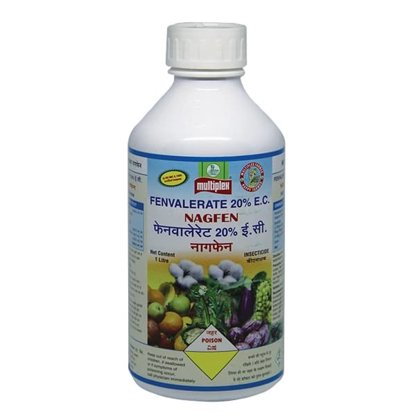 Multiplex Nagfen Fenvalerate 20% EC Insecticide, Effective Control Against Aphids, Boll Worms & More - Image 1