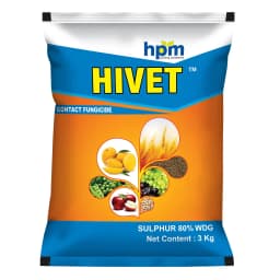 Hpm Hivet Sulphur 80% WDG Multipurpose Fungicide, As Micronutrient, Miticide, and Fungicide. 1
