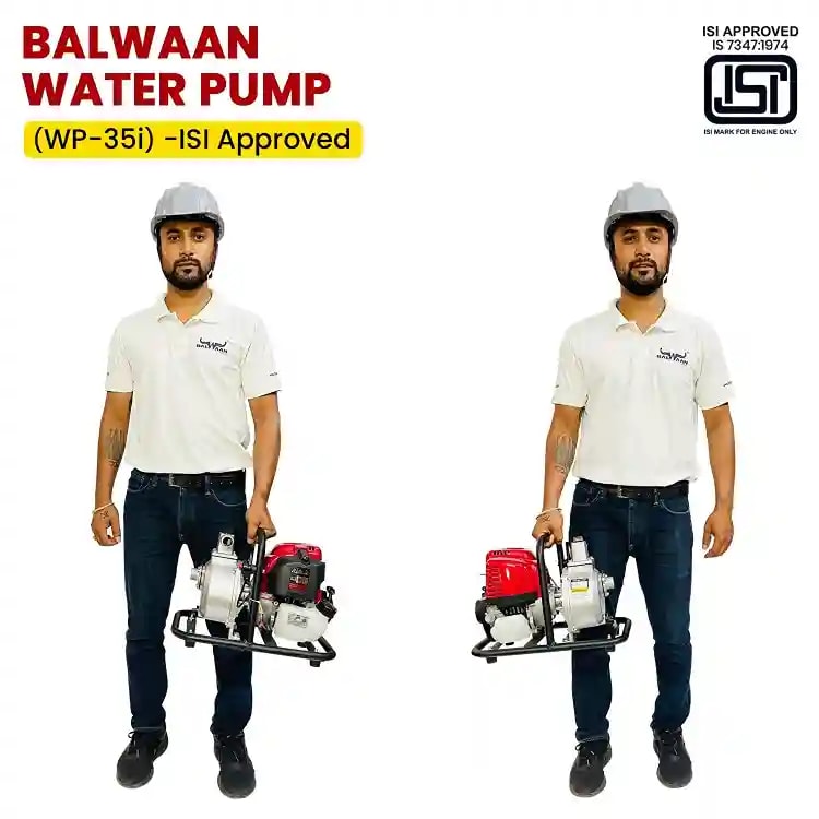 Balwaan WP-35i Water Pump - 35cc, 4 Stroke